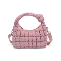 Knot Quilted Mini Tote/Crossbody Bag