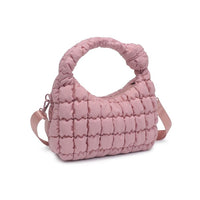 Knot Quilted Mini Tote/Crossbody Bag