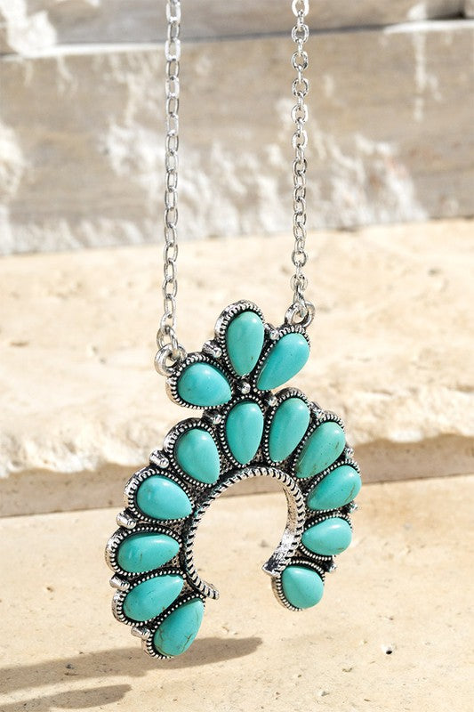 Boho Stone Necklace Evercado