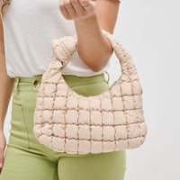 Knot Quilted Mini Tote/Crossbody Bag