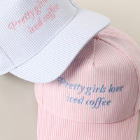 Pretty Girls Love Iced Coffee Embroidery Hat