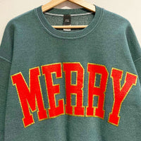 Merry Glitter Oversized Sweatshirt