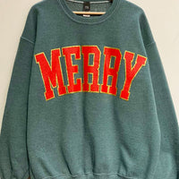 Merry Glitter Oversized Sweatshirt