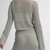 Crochet Knitted Crop Top