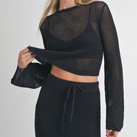 Crochet Knitted Crop Top