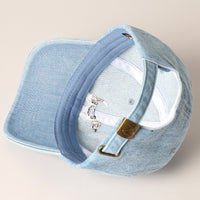 Beagle Denim Baseball Cap