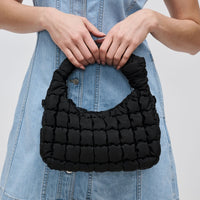 Knot Quilted Mini Tote/Crossbody Bag