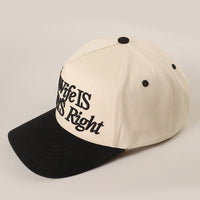 My Wife Is Always Right Embroidered Trucker Hat