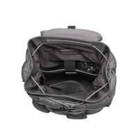 Quilted Woven Nylon Backpack