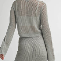 Crochet Knitted Crop Top