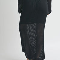 Crochet Knitted Maxi Skirt