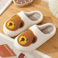 Cute Bear Fluffy Slippers