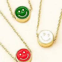 Mini Smiley Face Necklace