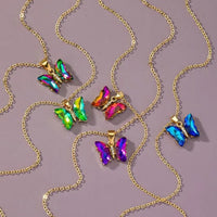 Butterfly Pendant Necklace