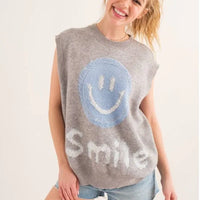 Smile For Me Knit Vest