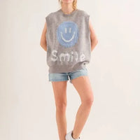 Smile For Me Knit Vest