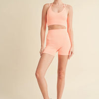 Seamless Tank Top and Shorts Set