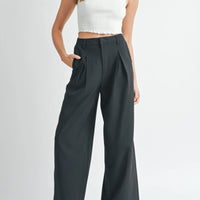 Wide Leg Trouser Pants