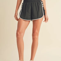 Pleated Sports Shorts