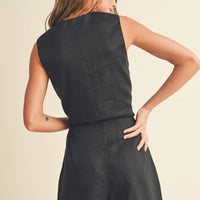 Linen Summer Vest