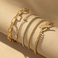 Five Mixed Bracelets Set