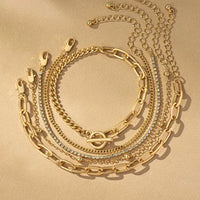 Five Mixed Bracelets Set