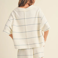 Comfy Knitted Collar Top
