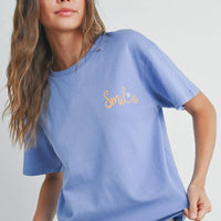 Smile Print T-shirt