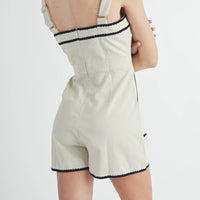 Lovely Lace Scallop Detail Romper