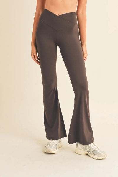 Crossover Flare Leggings