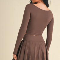 Long Sleeve Corset Top