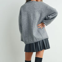 Bow Detail Button Down Cardigan