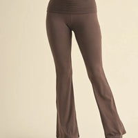 Soft Knit Foldover Flare Leggings