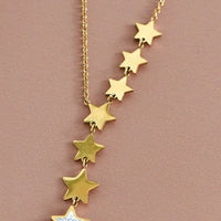 Star Lariat Necklace