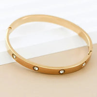 Hinged Bangle Bracelet