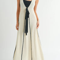 Plunging Neckline Cover Up Maxi Dress (Bralette Included)
