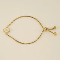 Clover Initial Bracelets