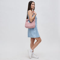 Knot Quilted Mini Tote/Crossbody Bag