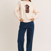 Cozy Puppy Knit Sweater