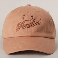 smilin' Embroidery Baseball Cap