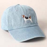 Beagle Denim Baseball Cap