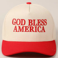 God Bless America Two Tone Cap