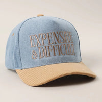 Expensive & Difficult Embroidered Hat
