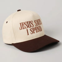Jesus Saves I Spend Vintage Cap