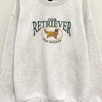 Embroidered Retriever Club Sweatshirt