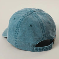 Pit Bull Embroidered Vintage Washed Baseball Cap