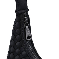 Modern Woven Neoprene Hobo Shoulder Bag