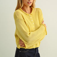 Cozy Button-Up Knit Cardigan