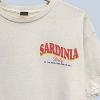 Sardinia Italy Oversized Graphic Tee