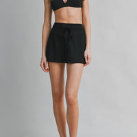 Scuba Mini Skort – Stretch Athletic Skirt with Built-In Shorts